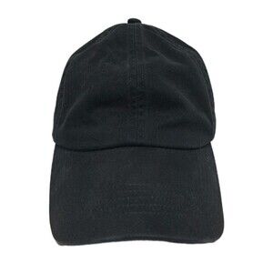 GAP Hat Cap Basic Black Strapback Unisex Dad Moonless Night Organic Cotton